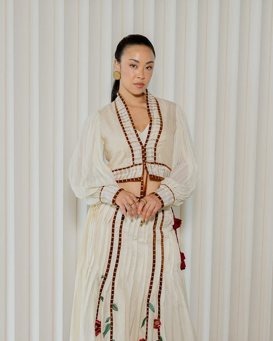 Dancing Roses Blouse